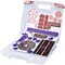 Magnetic Die Storage Case with 3 Magnetic Die Sheets, Portable Paper Craft & Die Organizer with Handle, Translucent